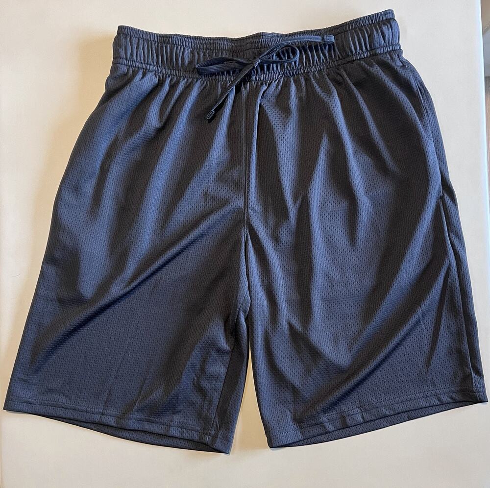 Athletic Works Men’s Core Short 3XL (48-50) Black Mesh Gym & Training Drawstring